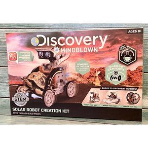 Discovery Mindblown Solar Robot Creation Kit Stem DIY Learning 12-in-1 190 PCS